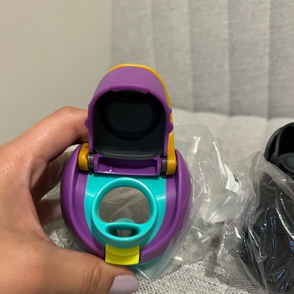 NWT lot of 3 Owala Spare Lids - Hyper Flamingo , Very Very Dark , Hint of Grape - Picture 7 of 8